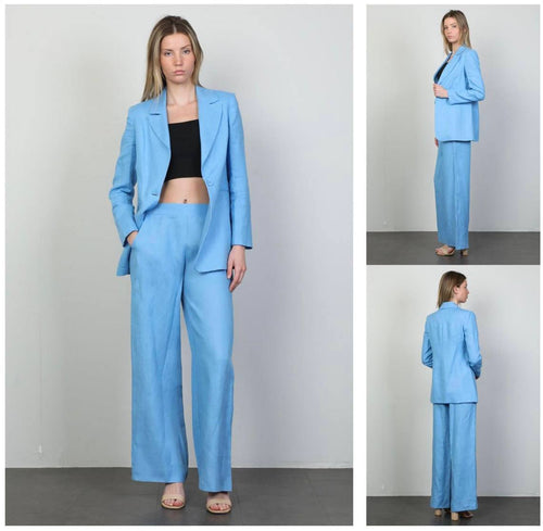 Ensemble Tailleur pantalon 100% LIN